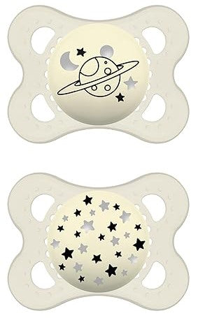 giuriati mam mam succhietto original night 2 6 mesi silicone neutro 2 pezzi mam ean 9001616839627