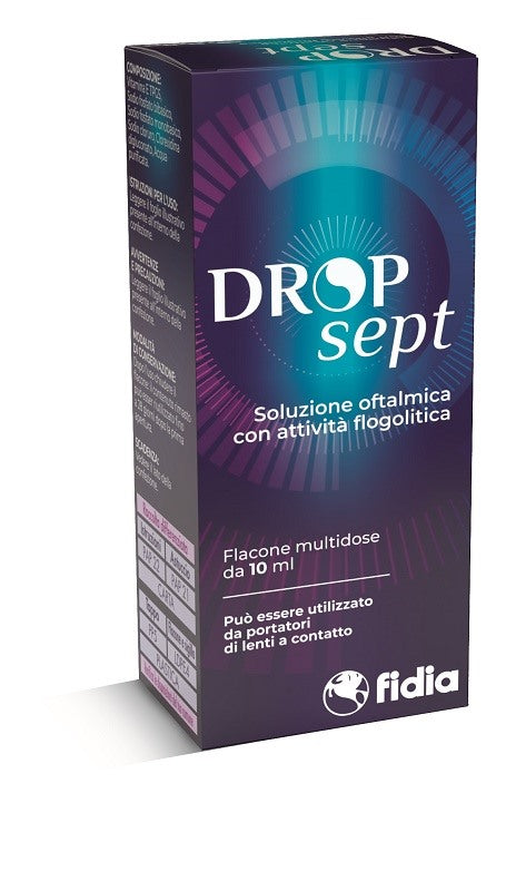 sooft italia soluzione oftalmica dropsept 10 ml dropsept ean 8033661807116