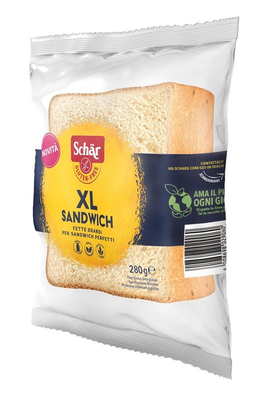 schar uno schar xl sandwich pane bianco senza lattosio 280 g schar ean 8008698029060