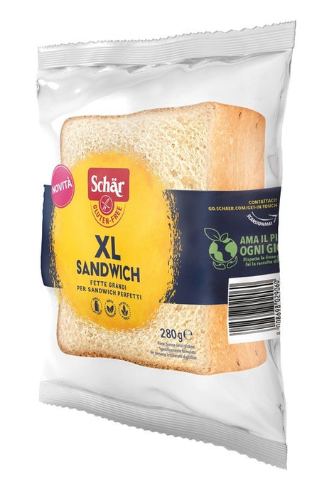 schar uno schar xl sandwich pane bianco senza lattosio 280 g schar ean 8008698029060