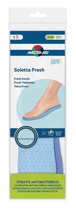 pietrasanta pharma master aid footcare soletta fresh ritagliabile 2 pezzi i2 master aid ean 8032956145551