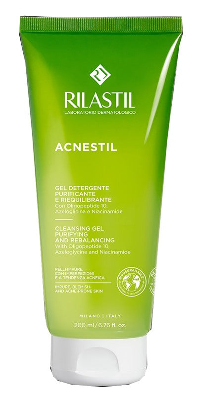 ganassini cosmetic rilastil acnestil gel detergente 200 ml rilastil ean 8050444858592