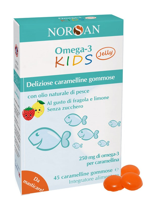 norsan norsan omega 3 kids 45 caramelline gommose san omega ean 0781490329863