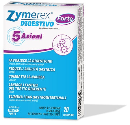wilco farma su zymerex digestivo forte 5 azioni 20 compresse masticabili zymerex ean 8059602150066