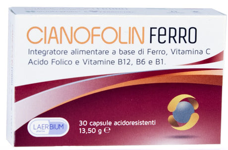 laerbium cianofolin ferro 30 capsule