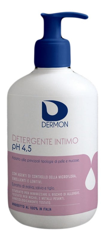 alfasigma chc dermon detergente intimo uso frequente ph 45 500 ml dermon ean 8020030110236
