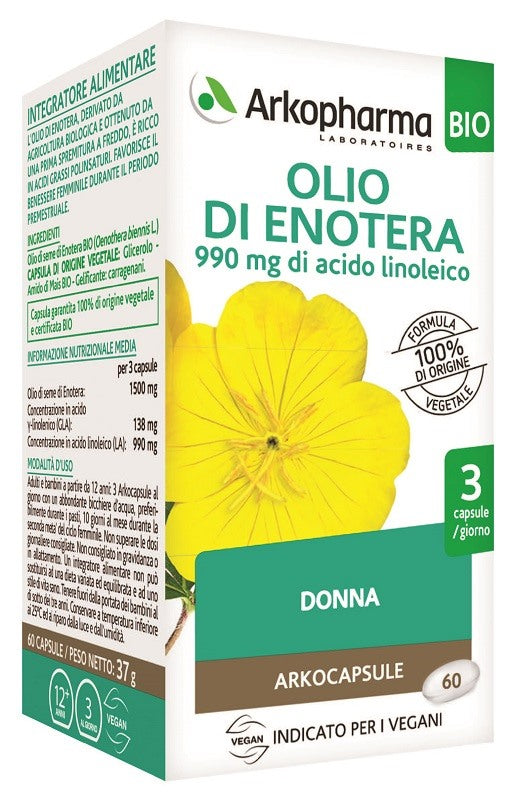arkofarm arkocps olio enotera 60 perle arkofarm ean 3578835610284