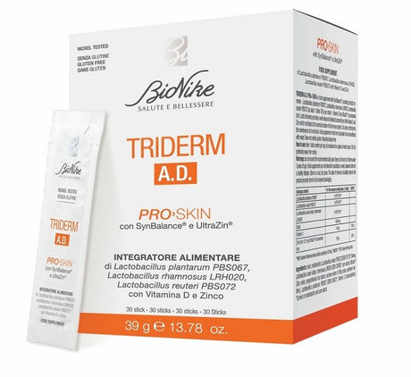 i c i m bionike internation triderm atopic dermatitis pro skin 30 stick bionike ean 8029041219952