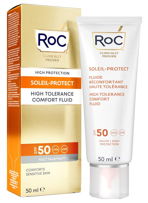 luxury lab cosmetics roc fluido solare viso spf 50 elevata tollerabilita 50 ml roc ean 1210000800060
