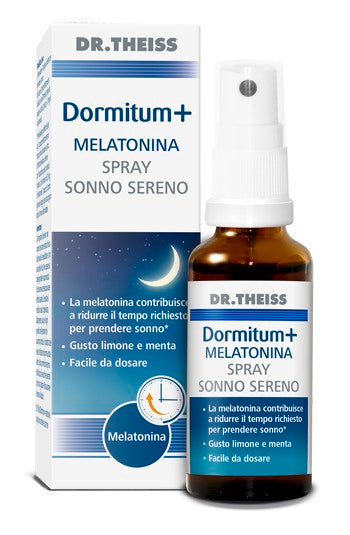 naturwaren italia theiss dormitum melatonina spray sonno sereno 30 ml dr theiss ean 4016369509272