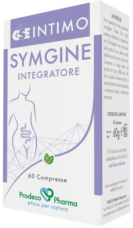 prodeco pharma gse intimo symgine 60 compresse gse ean 8057968090699