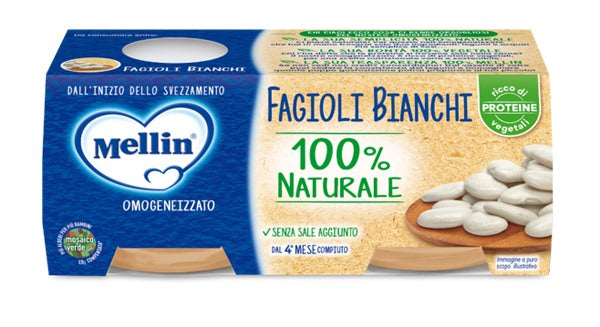 mellin mellin omogeneizzato fagioli bianchi 2 x 80 g mellin ean 5900852051043