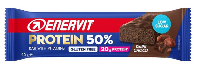 enervit spa enervit sport protein bar 50 barretta dark chocolate 40 g ean 8007640896118