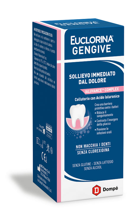 dompe farmaceutici euclorina gengive collutorio 200 ml euclorina ean 8024825001167