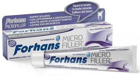 uragme forhans dentifricio microfiller protezione smalto 75 ml forhans ean 8002185071686