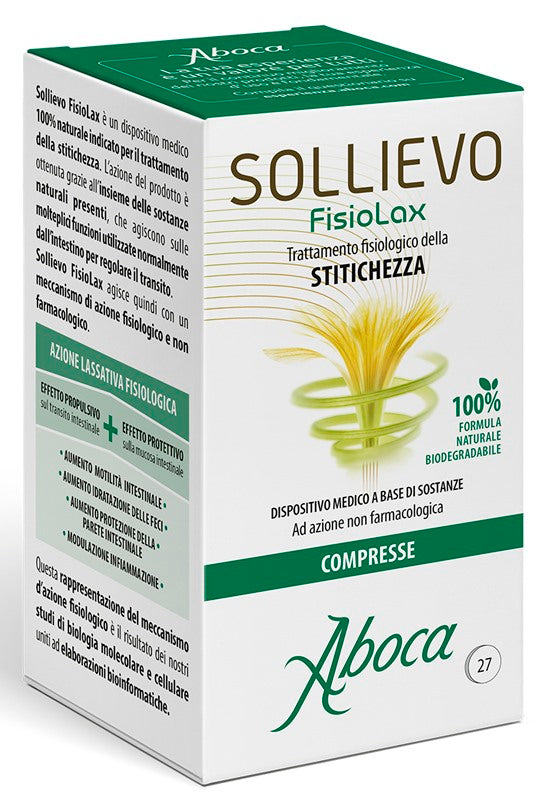 aboca sollievo fisiolax 27 compresse aboca ean 8032472021490