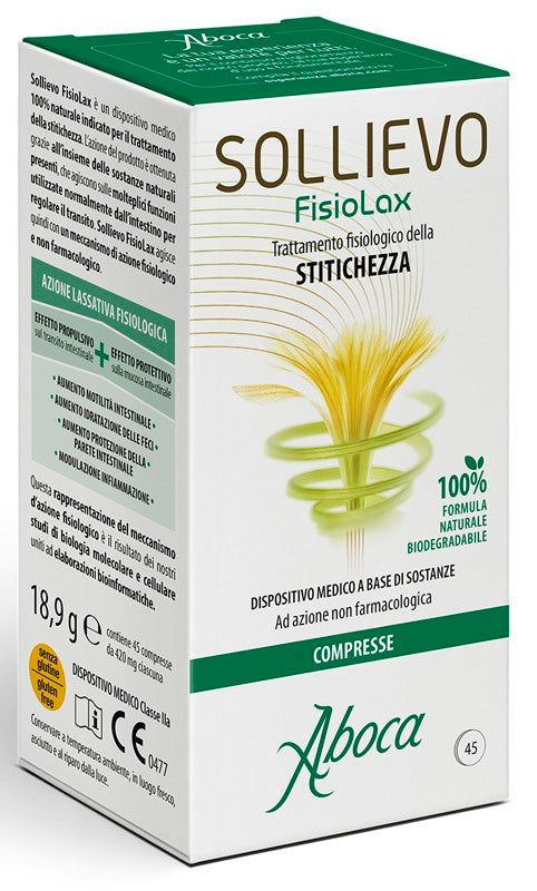 aboca sollievo fisiolax 45 compresse aboca ean 8032472021506