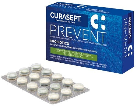 curasept curasept prevent probiotico 14 compresse masticabili curasept ean 8056746072025