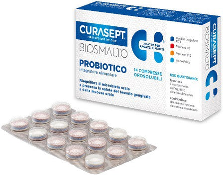 curasept curasept biosmalto probiotico 14 compresse curasept ean 8056746072032