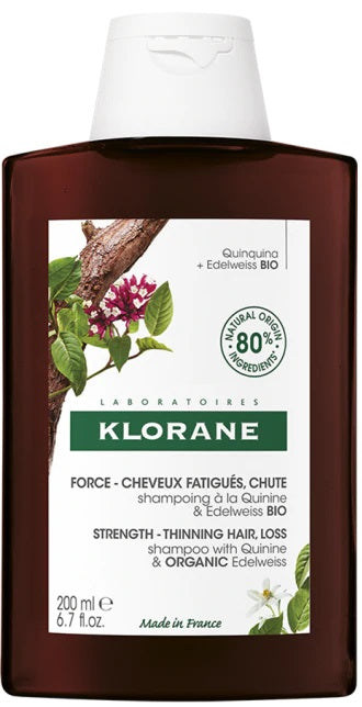 pierre fabre klorane shampoo chinina stella alpina bio 200 ml klorane ean 3282770141252
