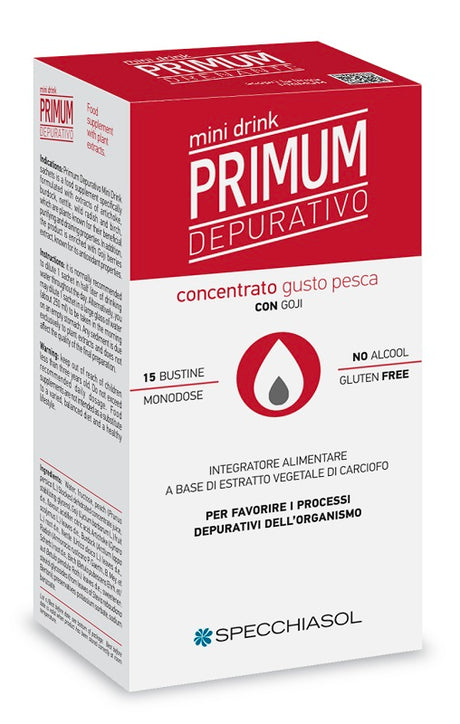 specchiasol named primum depurativo minidrink pesca 15 stick da 10 ml primum ean 8002738866318