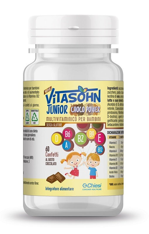 chiesi ch vitasohn junior choco power 60 confetti vitasohn ean 8025153008415