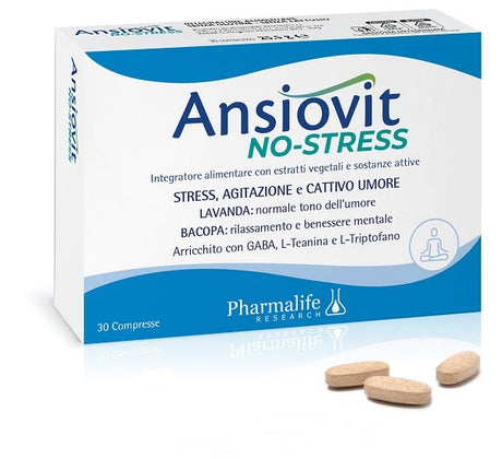 pharmalife research ansiovit no stress 30 compresse ansiovit ean 8051128636390