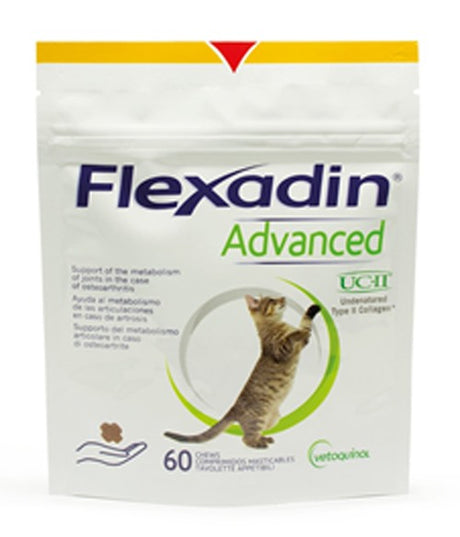 vetoquinol flexadin advanced gatto tutte le taglie busta da 60 tavolette appetibili masticabili ean 3605874565906