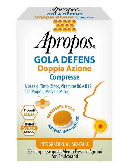 desa pharma apropos gola defens doppia azione 20 compresse apropos ean 8026486018683
