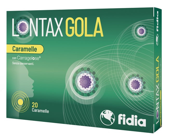 fidia farmaceutici lontax gola 20 caramelle fidia ean 8033661805105