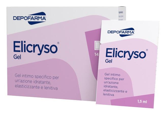 depofarma elicryso gel intimo idratante elasticizzante e lenitivo 14 bustine da 15 ml depofarma
