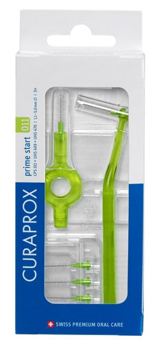 curaprox curaprox cps 011 scovolino prime start 011 lime green 5 pezzi curaprox ean 7612412427912
