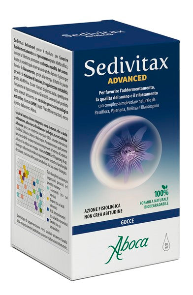 aboca sedivitax advanced gocce 30 ml aboca ean 8032472024958