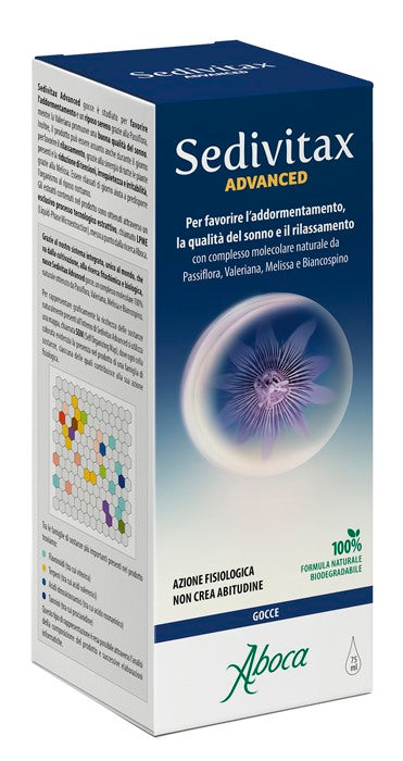 aboca sedivitax advanced gocce flaconcino 75 ml aboca ean 8032472024941