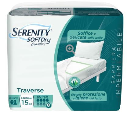 serenity serenity traversa sd sensitive super 60x90 cm 15 pezzi serenity ean 8058150568446
