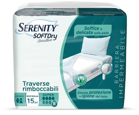 serenity serenity traversa sd sensiive super 80x180 cm 15 pezzi serenity ean 8058150568453