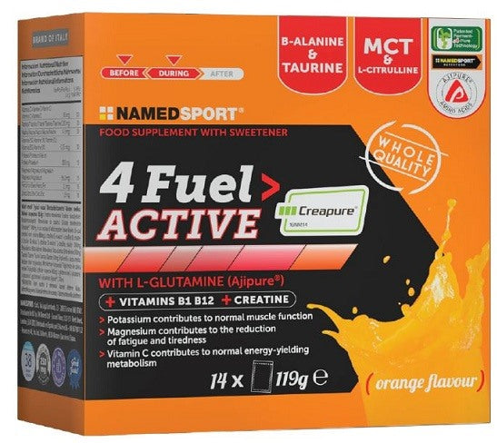 named sport 4 fuel active 14 bustine orange flavour named ean 8058268961122