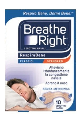 efas cerotti nasali breathe right classici 10 pezzi ean 810071800481