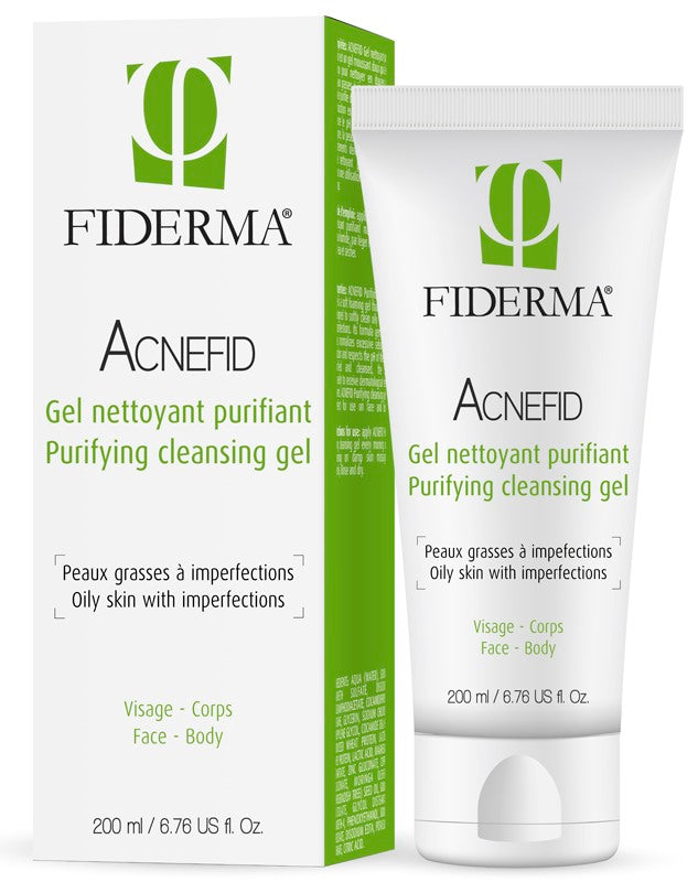 unika fiderma acnefid gel detergente purificante 200 ml ean 7649990771229