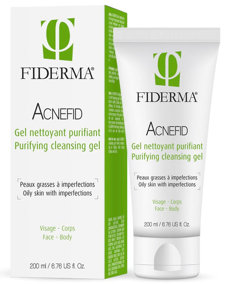 unika fiderma acnefid gel detergente purificante 200 ml ean 7649990771229