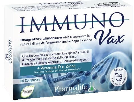pharmalife research immuno igmax 60 compresse ean 8051128636529