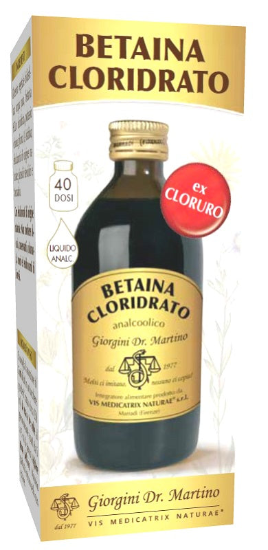 dr giorgini ser vis betaina cloridrato liquido analcolico 200 ml giorgini ean 8058045121282