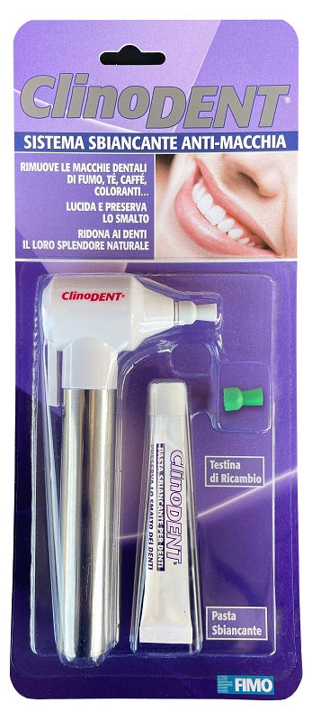 fimo clinodent sistema sbiancante antimacchia clinodent