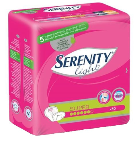 serenity pannolone per incontinenza serenity light lady super 12 pezzi serenity ean 8058150563151