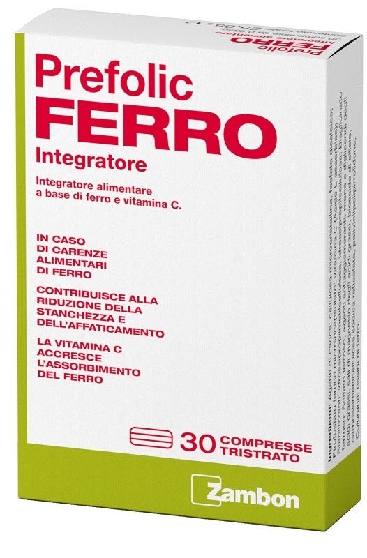 zambon ch prefolic ferro 30 compresse zambon