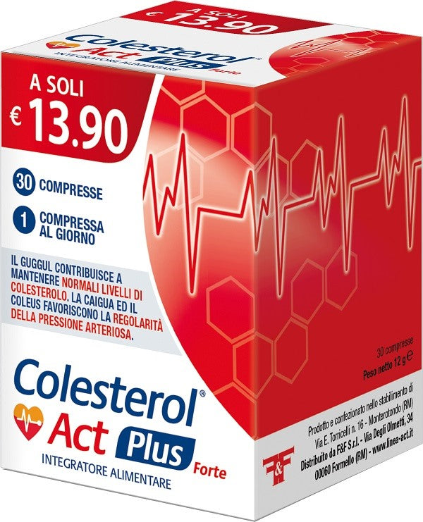 ff colesterol act plus forte 30 compresse ff ean 8030936400706