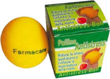 farmacare pallina antistress giallo farmacare