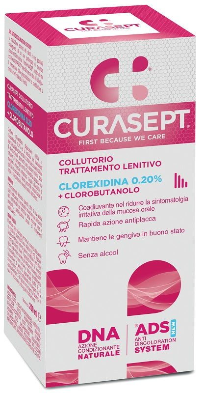 curasept curasept collutorio ads dna trattamento lenitivo 200 ml curasept ean 8056746072551