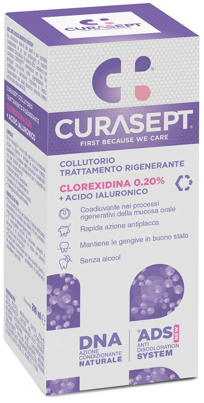 curasept curasept collutorio ads dna trattamento rigenerante 200 ml curasept ean 8056746072568