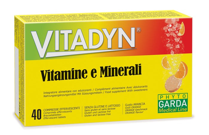 named vitadyn vitamineminerali 40 compresse effervescenti in 2 tubi vitadyn ean 8051490301452